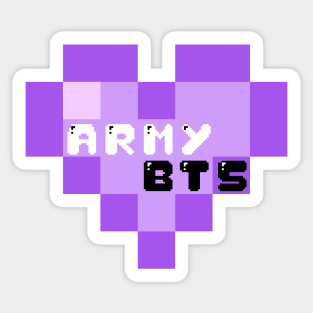 Pixel ARMY BTS Sticker